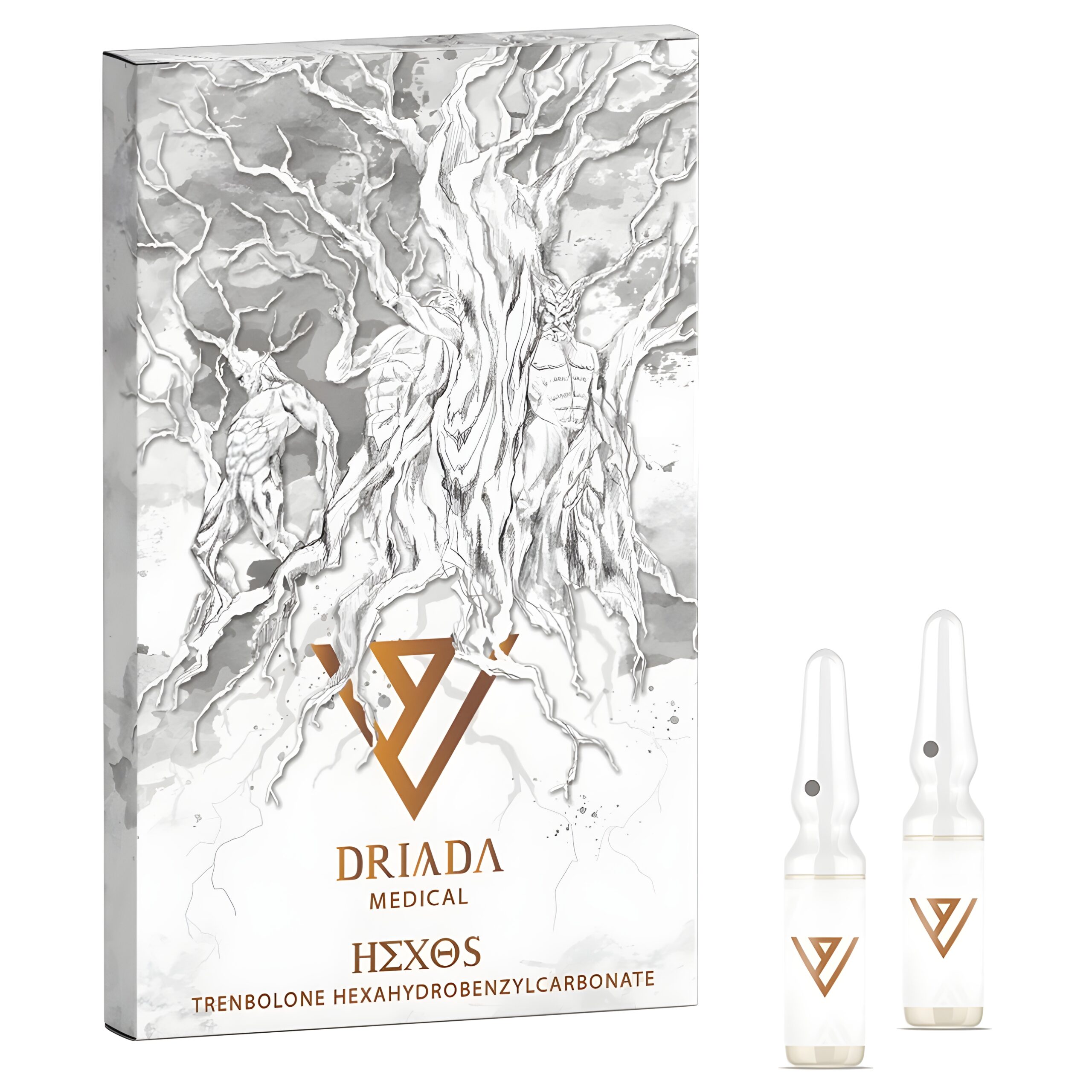 Driada Medical Hexos 75 mg/ml (Trenbolone Hexahydrobenzyl Carbonate) Ampoules 10 x 1ml