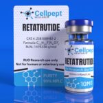 Retatrutide 10mg peptide vial for fat loss